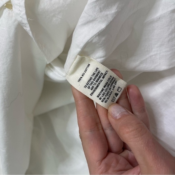 ALEX MILL Rick Button Front Cotton Midi‎ Dress - Picture 5 of 8